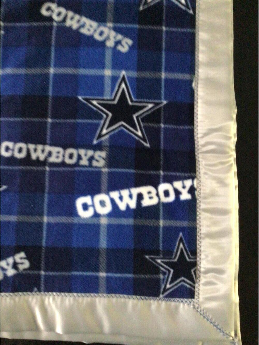 Dallas COWBOYS NFL Custom Babyblanket 38”x28”